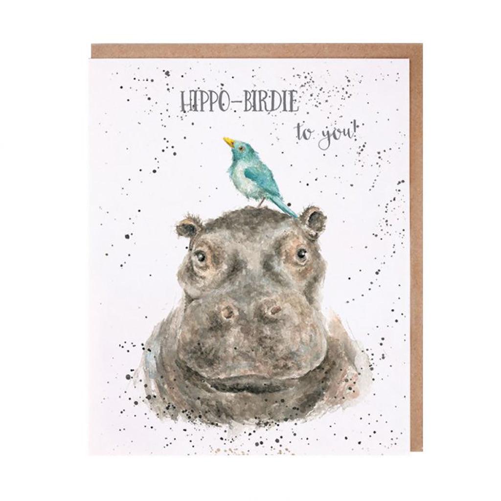 Hippo Birdie Card