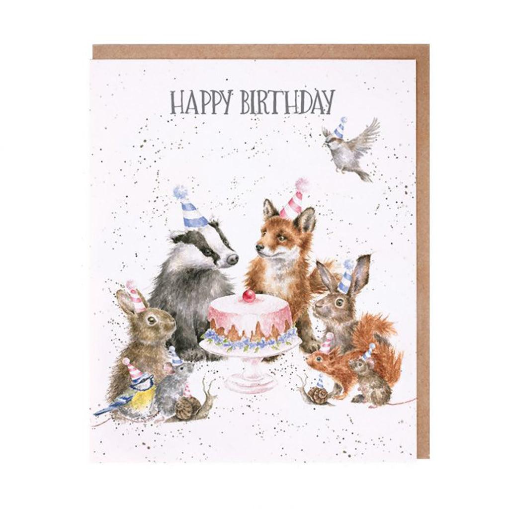 Woodland Party Card