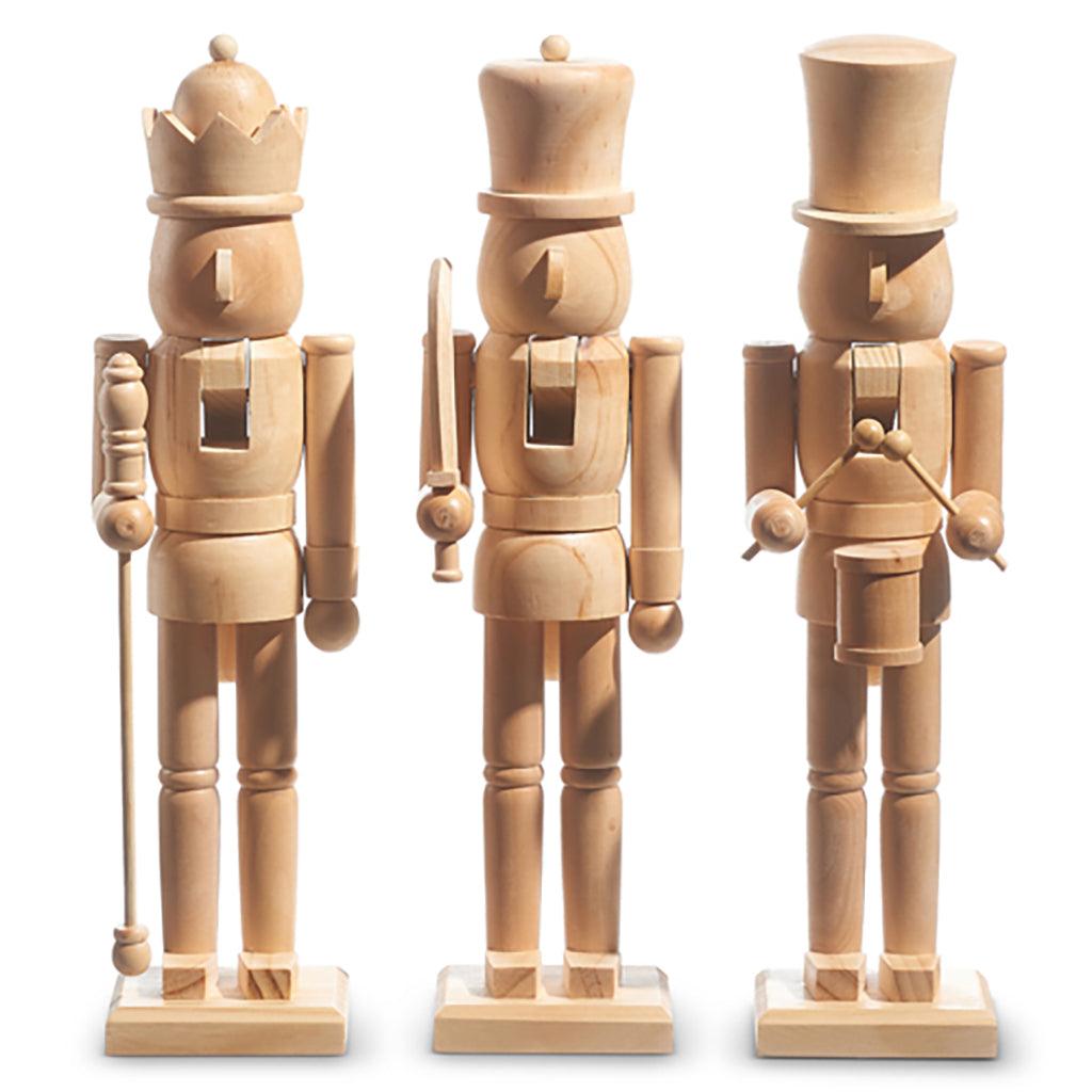 Wooden Nutcracker Assorted 15in