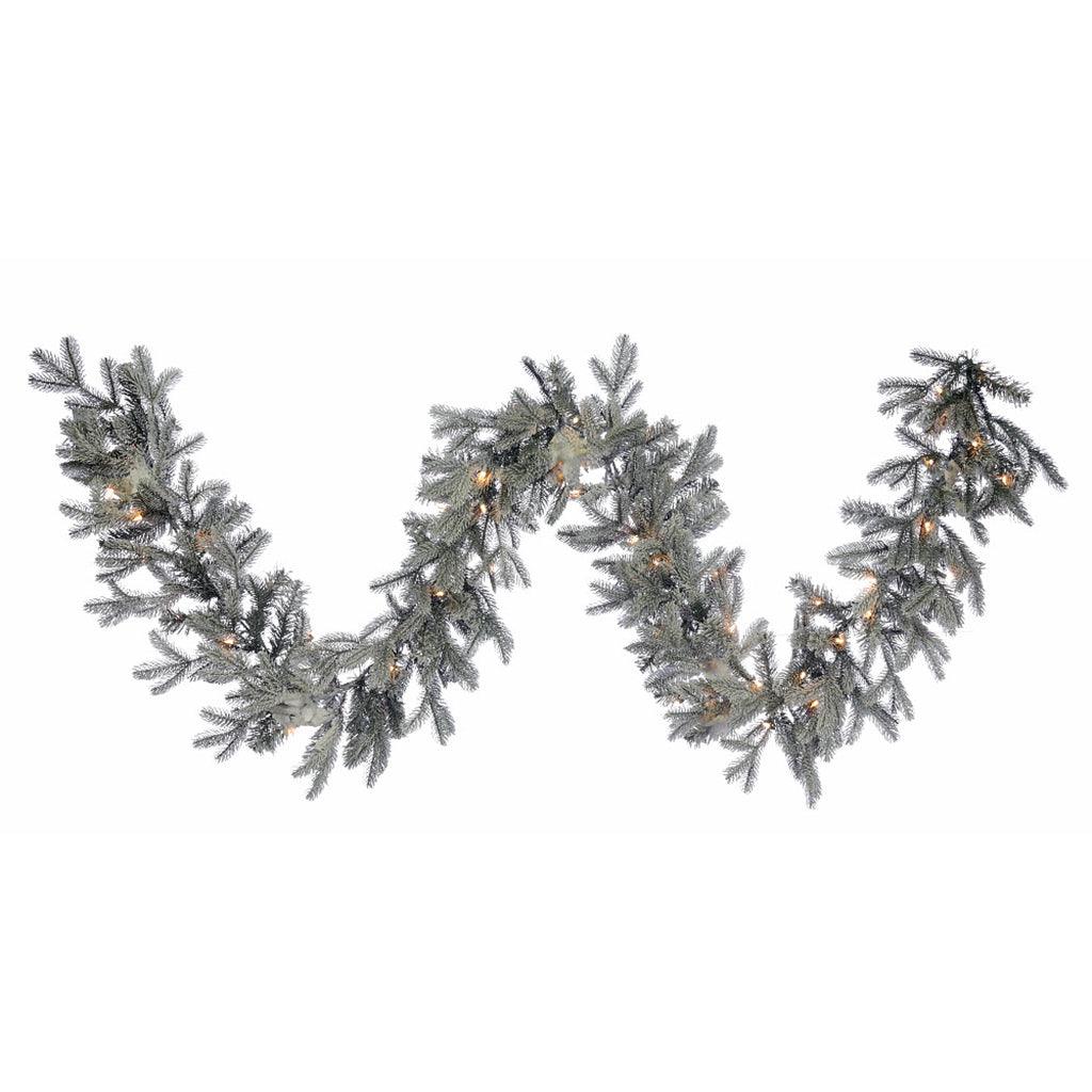 Halifax Garland 9ft x 12in 50 LED Clear