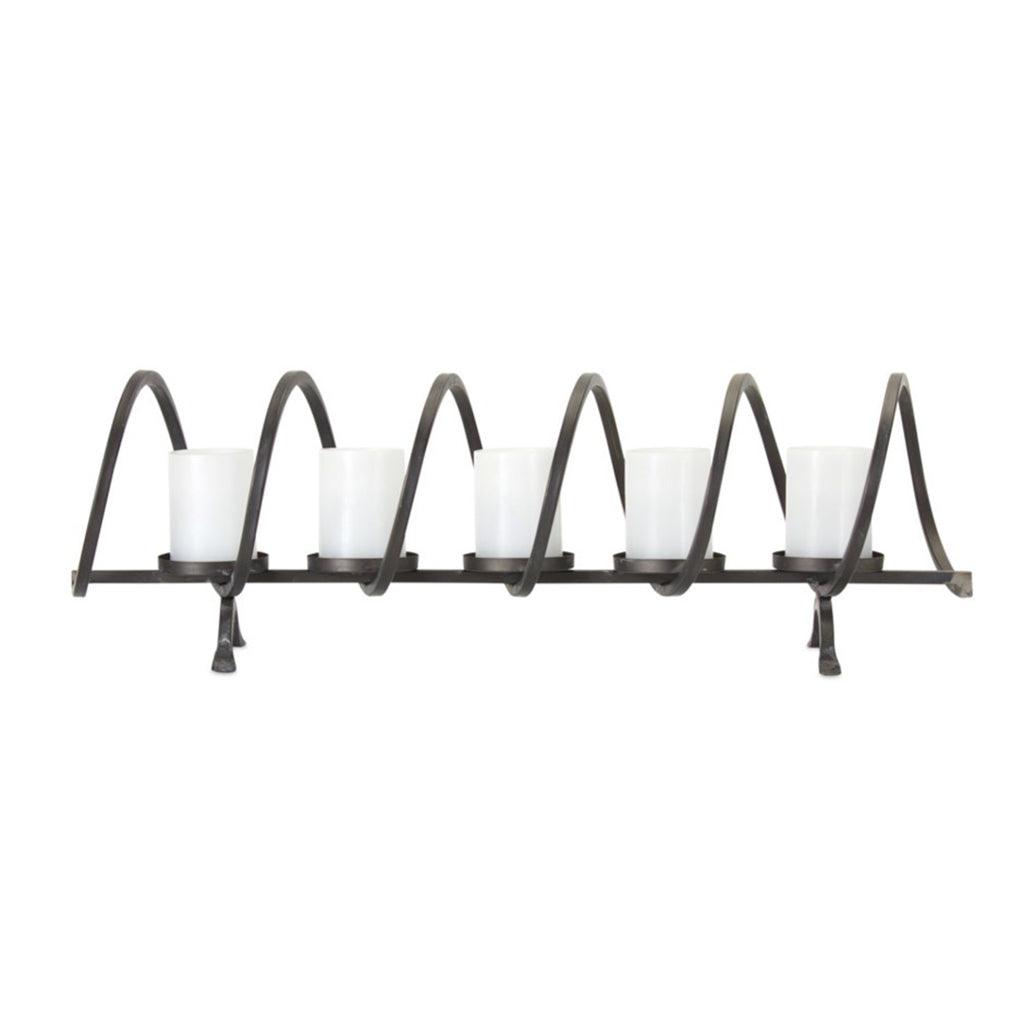 Iron Candle Holder 31x9.75in