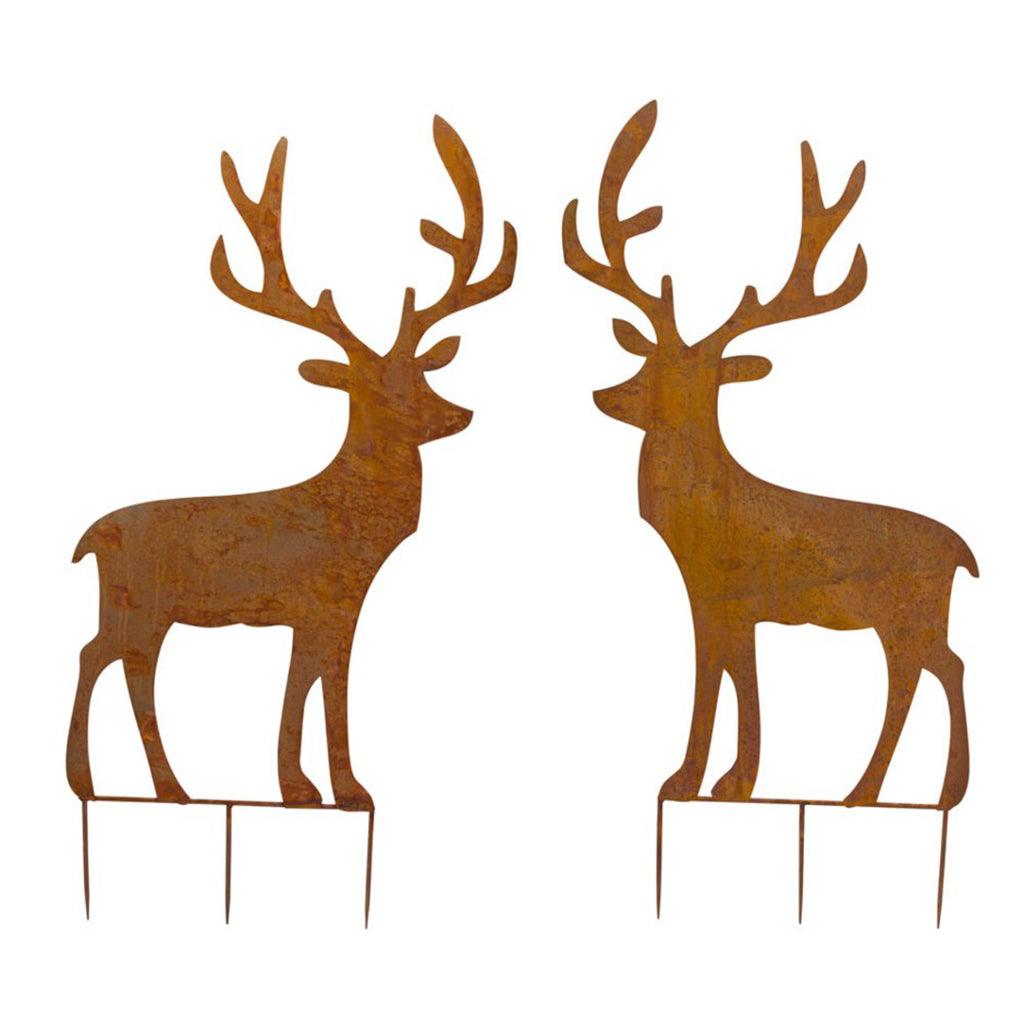 Deer Cut-Out Stake 49in Iron