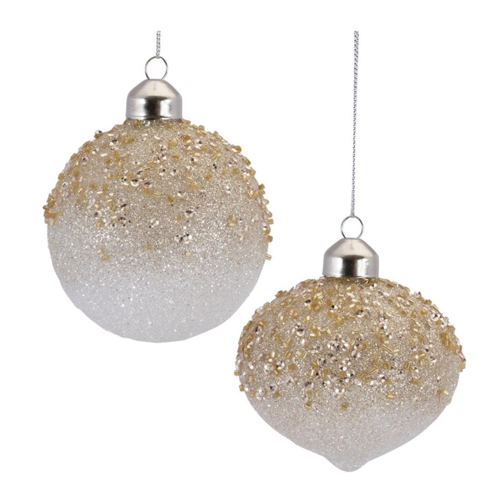 Glass Crystal LED Ornament Assorted