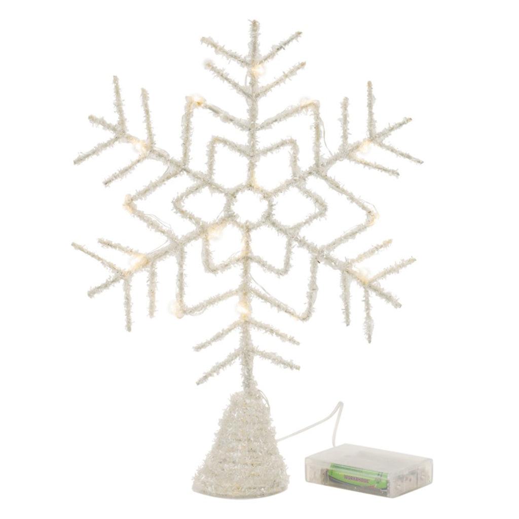 Snowflake Tree Topper 12.5in