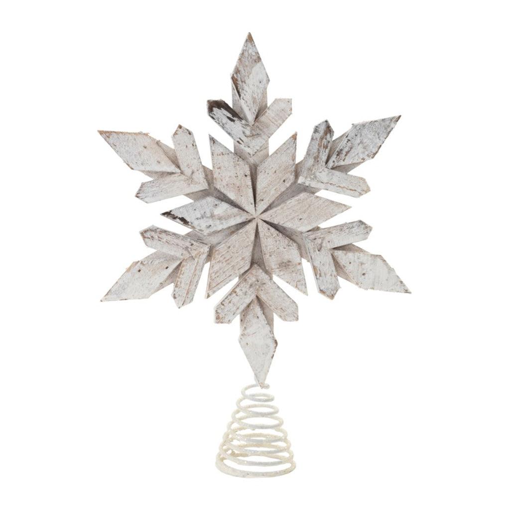 Snowflake Tree Topper 12in