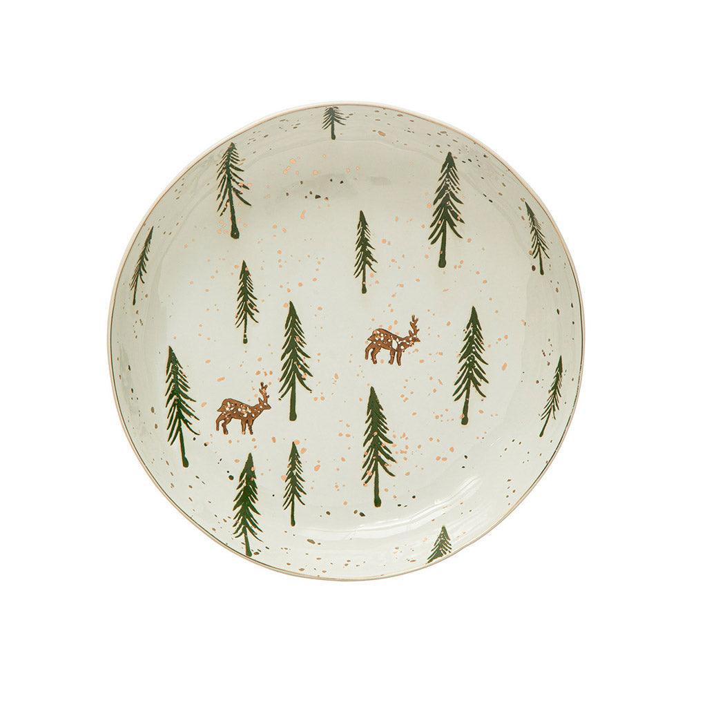 Deer Serving Dish 10in