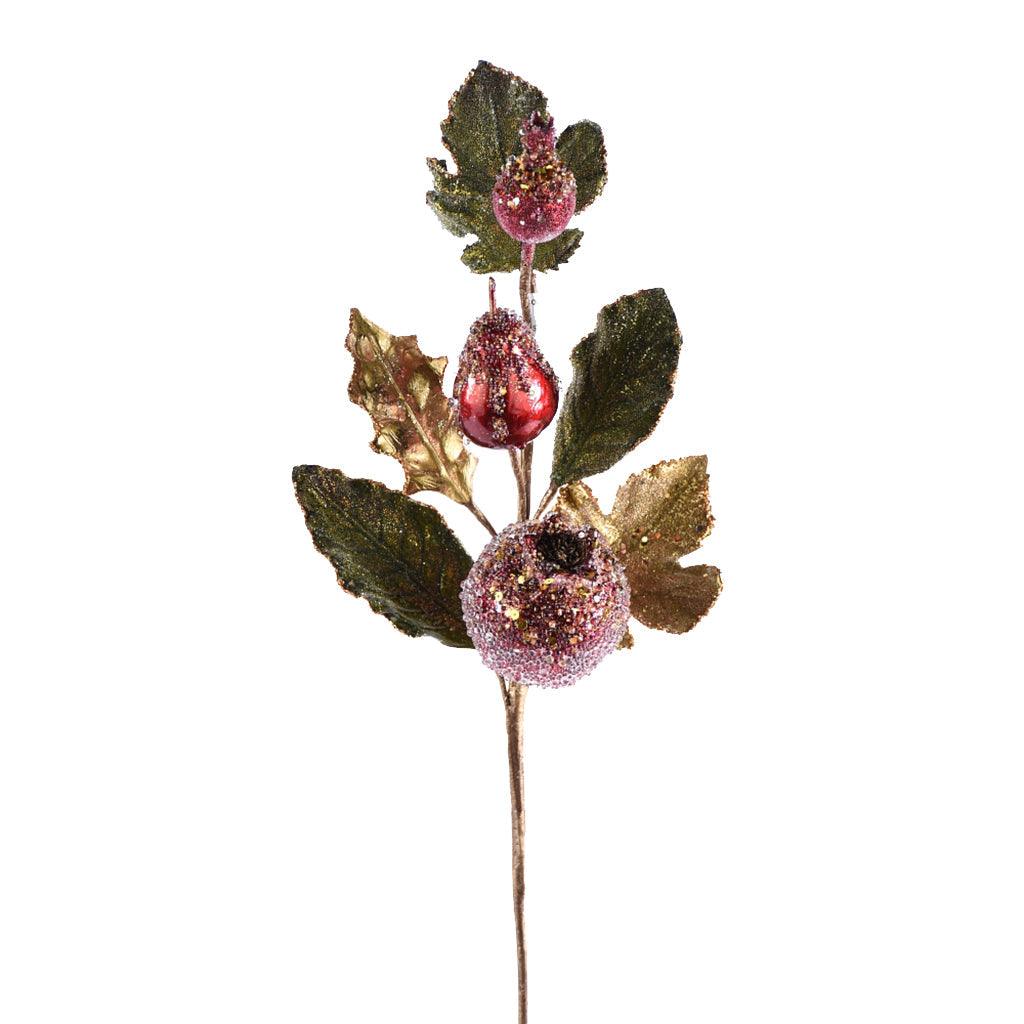 Pomegranate Jewel Stem 20in Gold