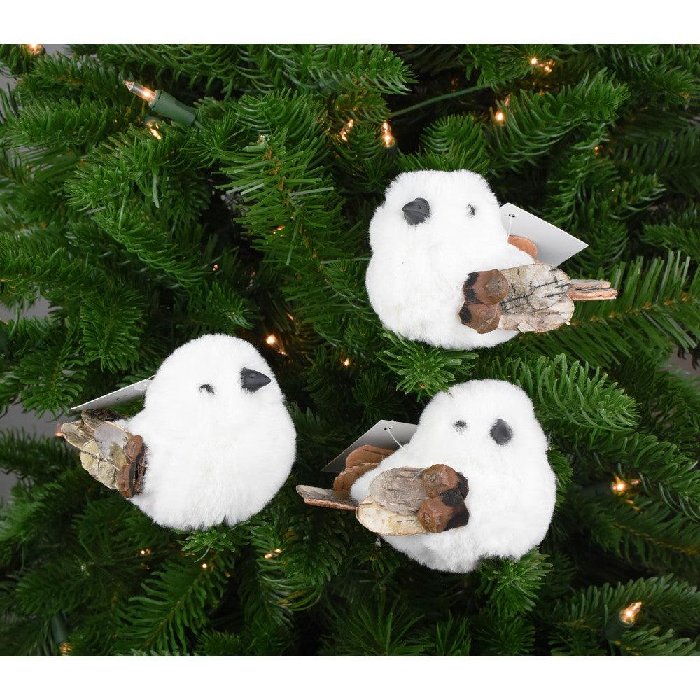 Bird Ornament 3.95x3.75in Assorted