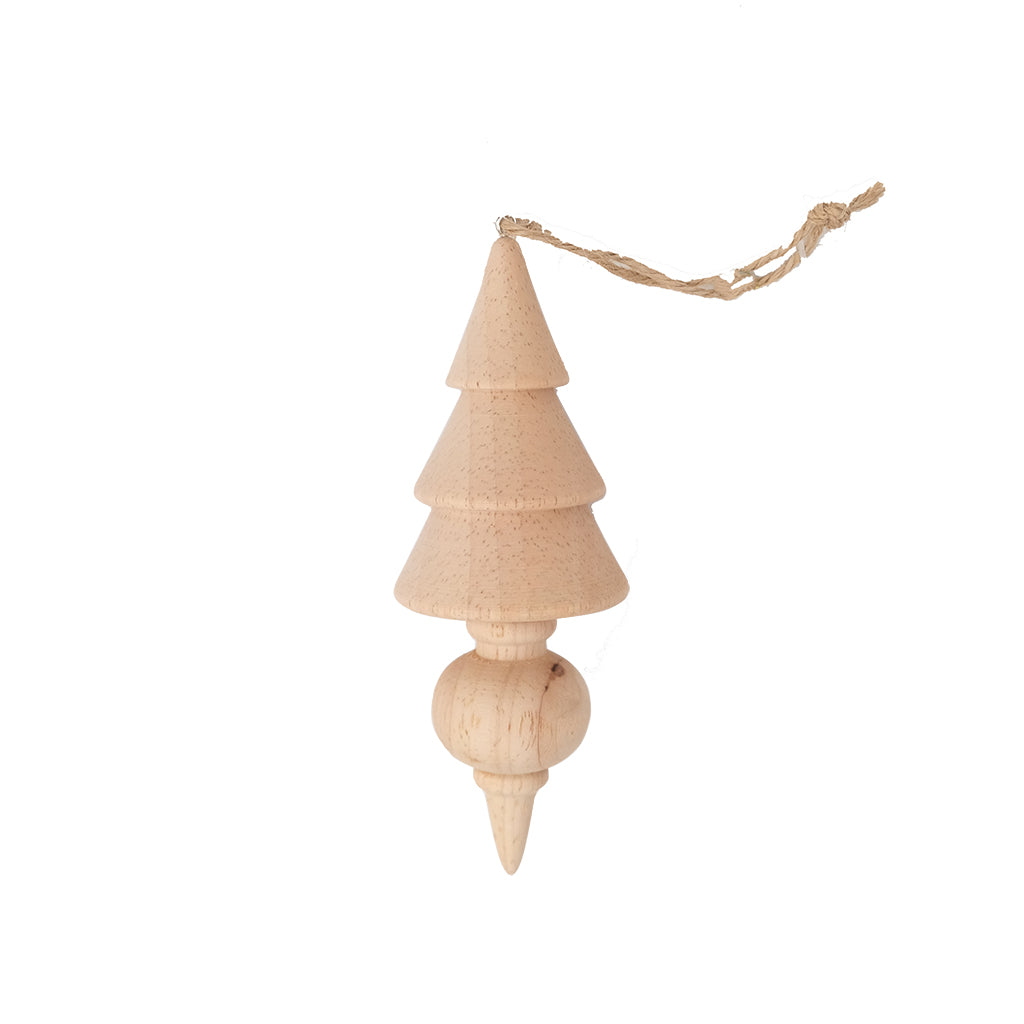 Tree Finial Ornament 5.45in Assorted