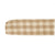 Checks Ribbon 4inx5yd Brown White