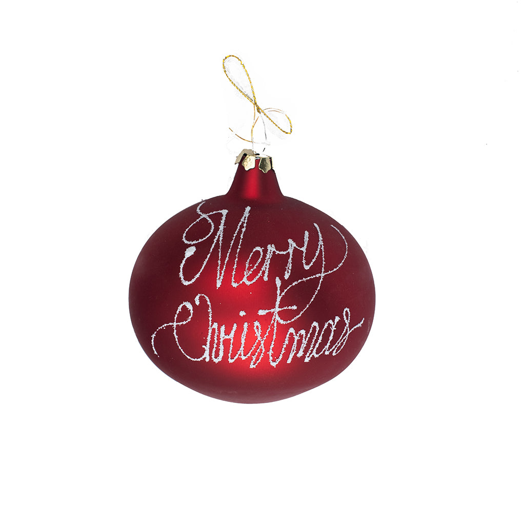 &#39;Merry Christmas&#39; Ornament 4in