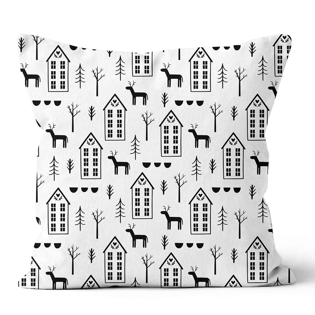 Scandinavian Winter Pillow 18x18in