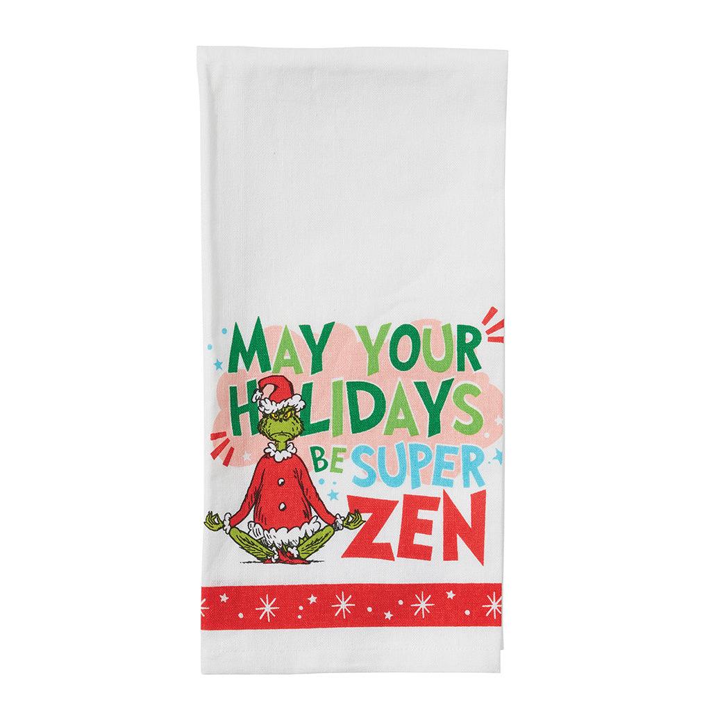 Grinch Super Zen Holidays Towel