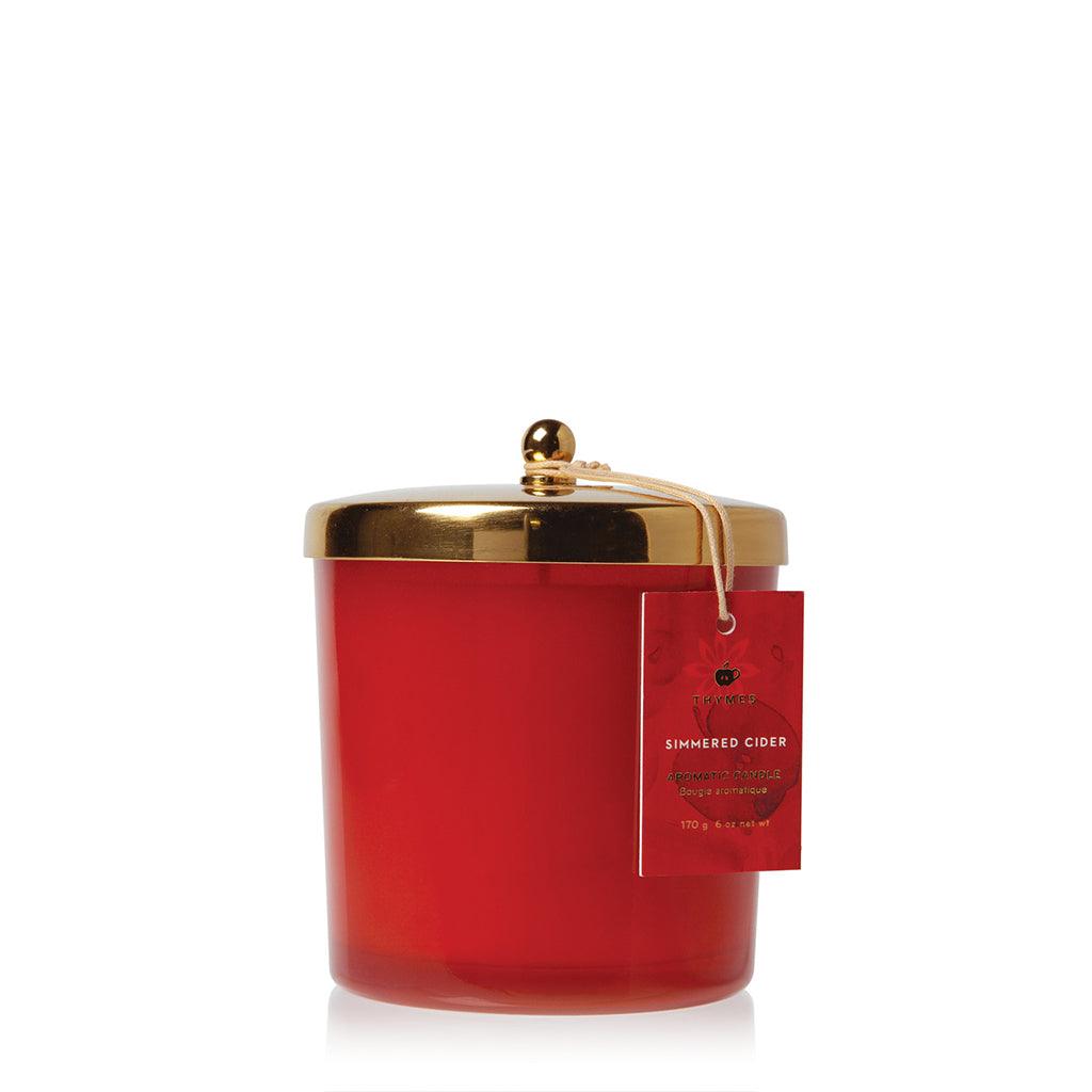 Harvest Red Poured Candle With Sleeve