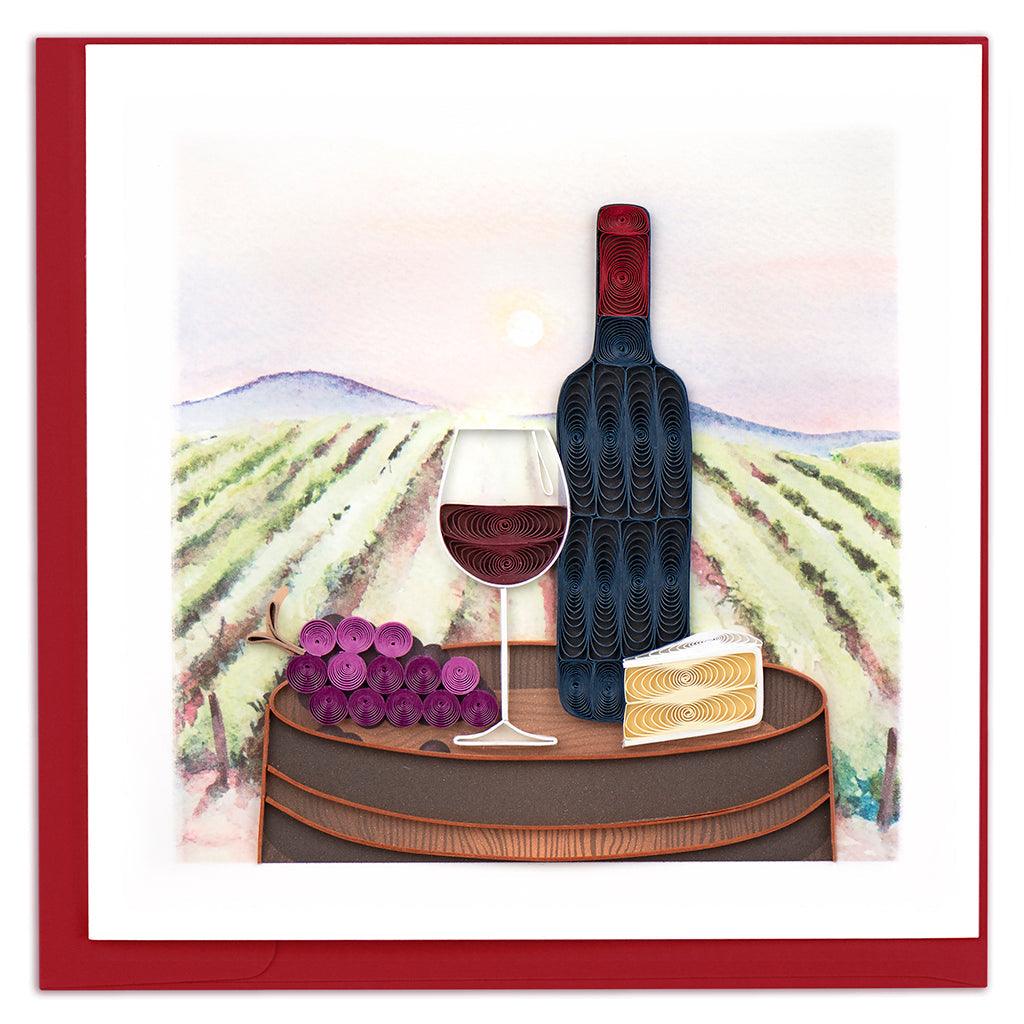 Vineyard Quilling Card