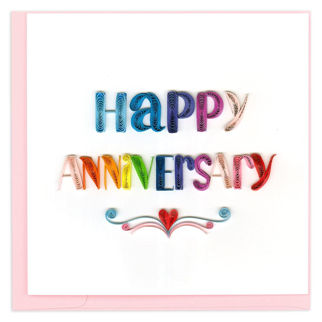 Happy Anniversary Quilling Card