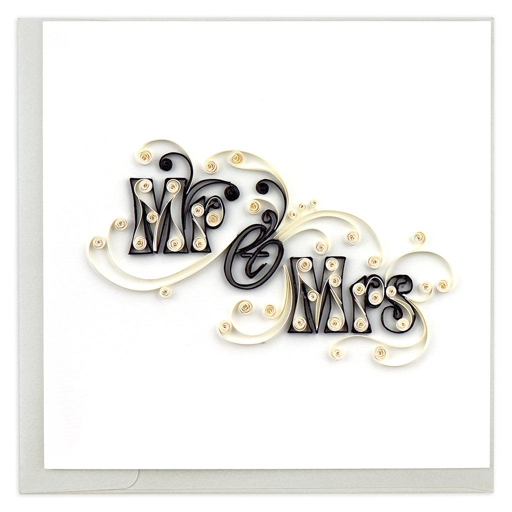 Mr. & Mrs. Quilling Card