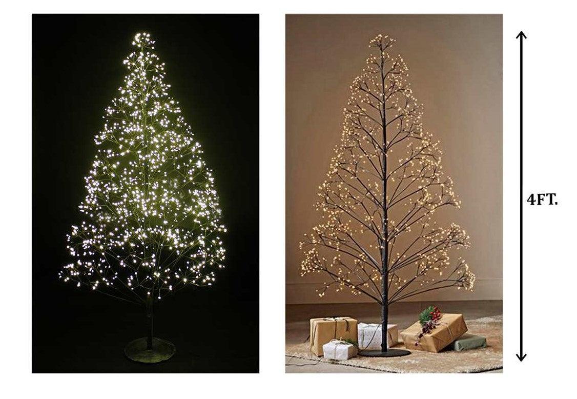 Micro Dot Black Tree 120cm - 1000 Warm White