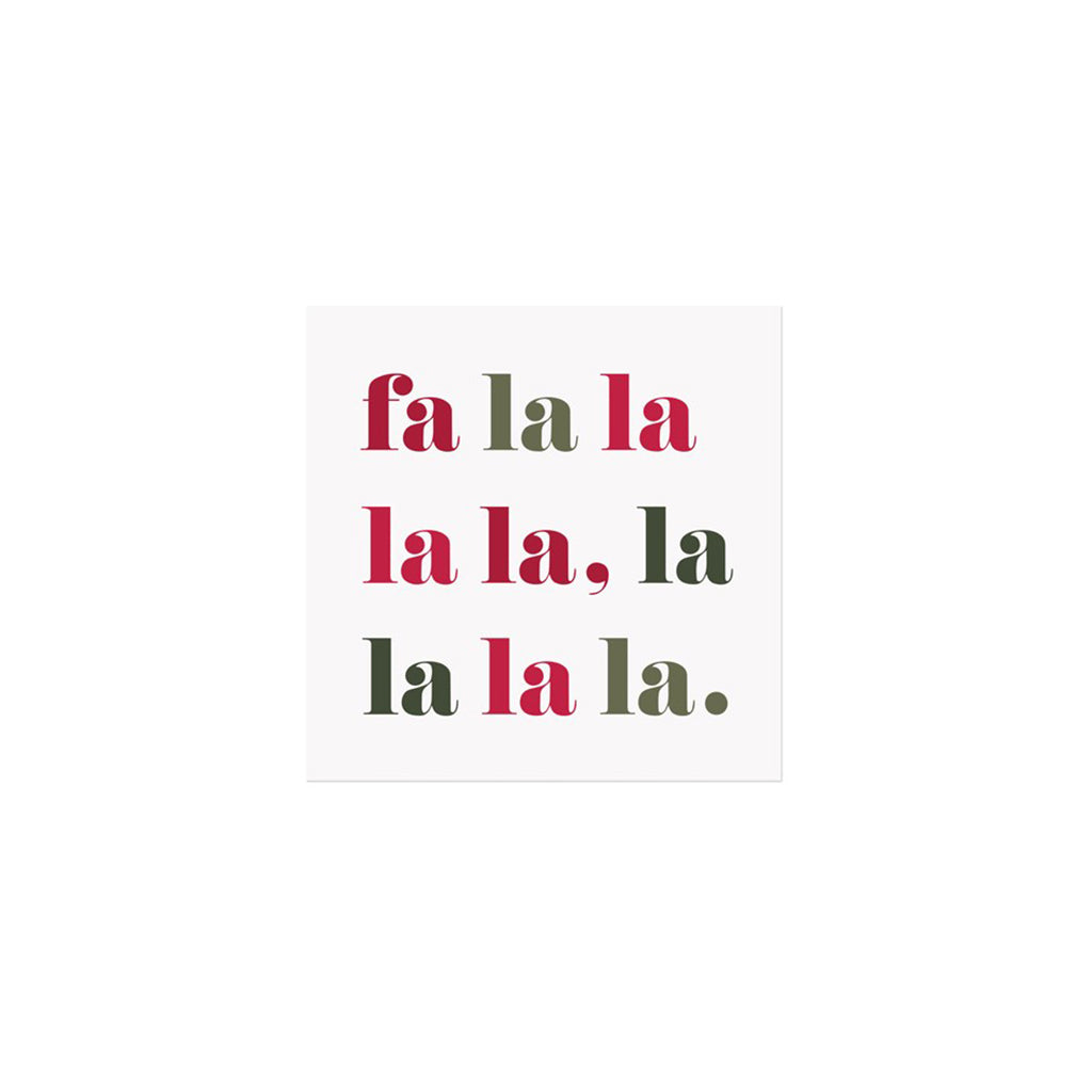 Fa La La Printed Napkin 20pk