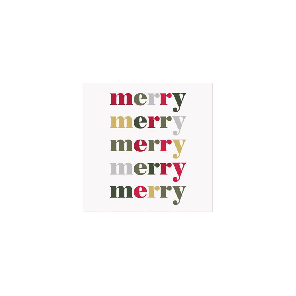 Merry Printed Napkin