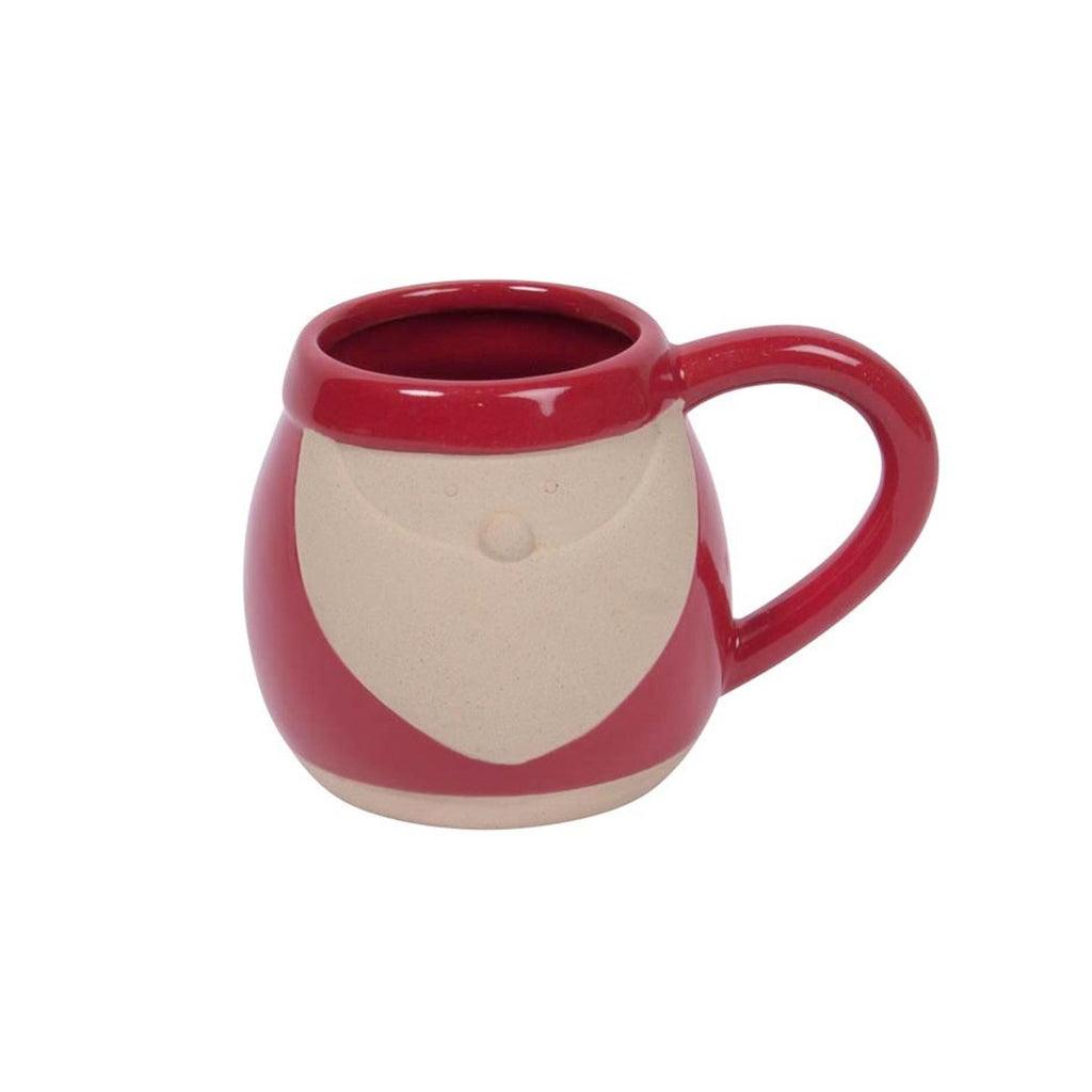 Gnome Shaped Red Stoneware Mug