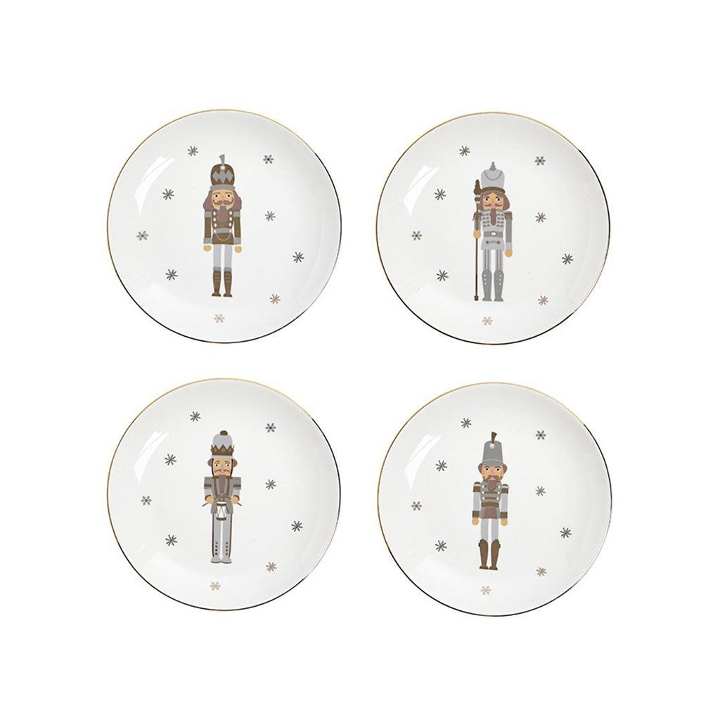 Nutcracker Dessert Plate Set Of 4