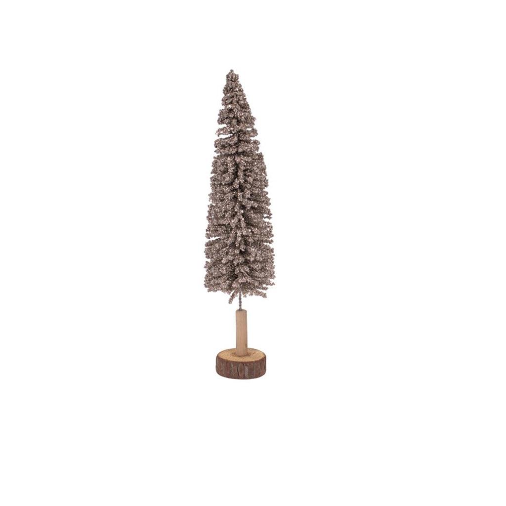 Shimmer Cone Tree Champagne