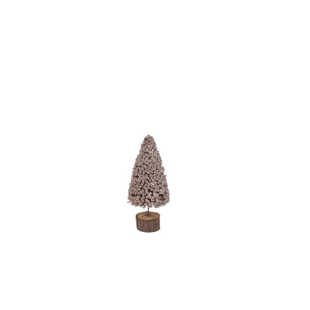 Shimmer Cone Tree Champagne