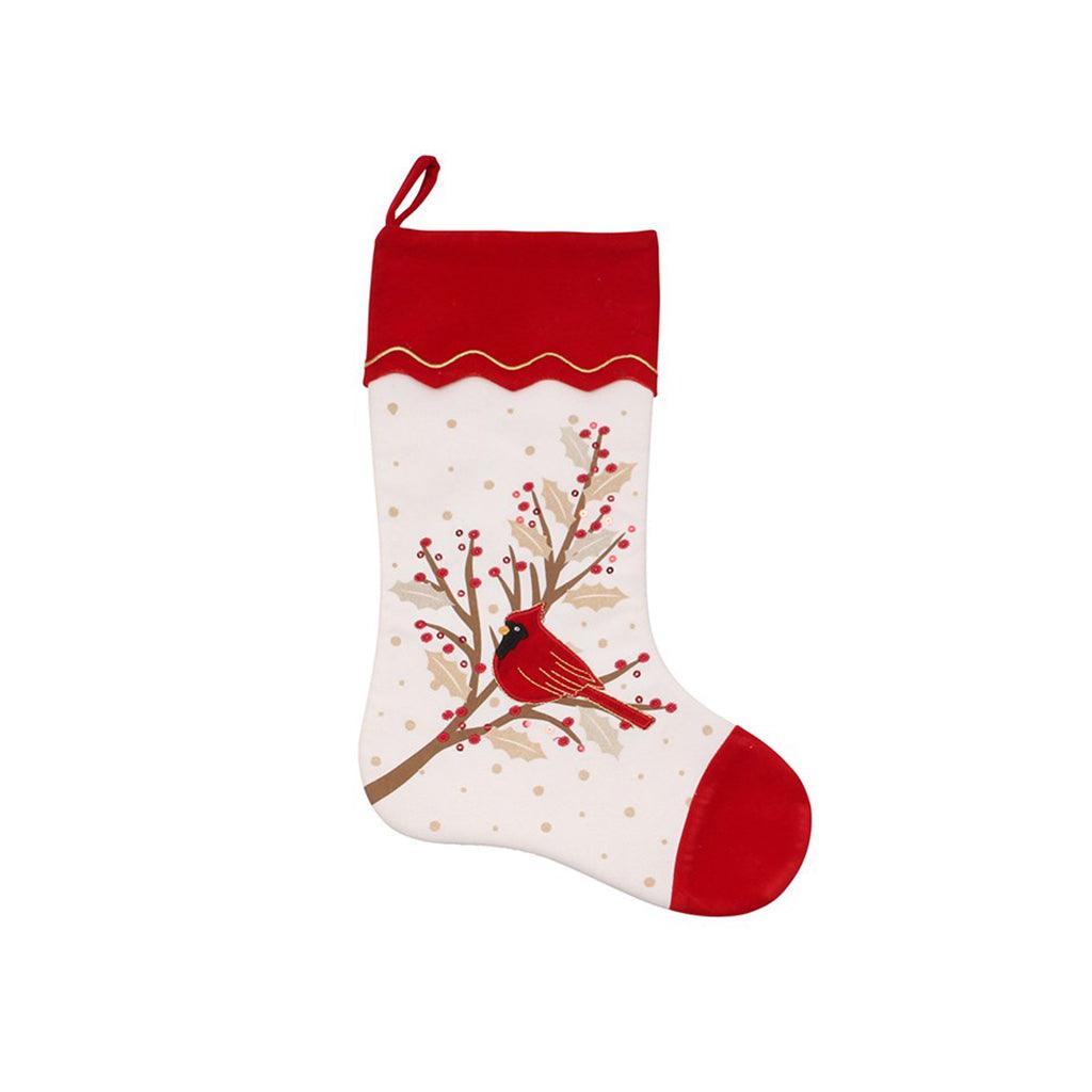 Cardinal Trees Stocking