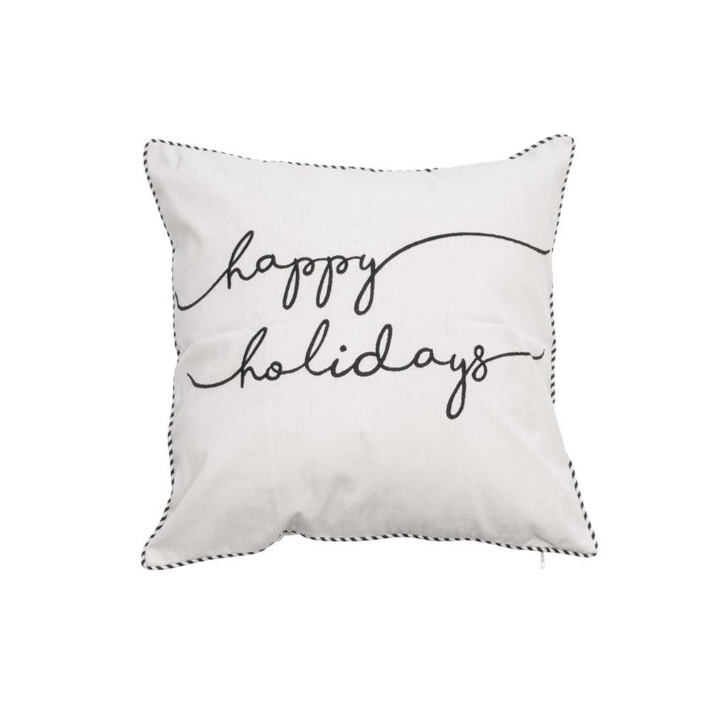 Happy Holiday Cushion Cover 18x18in