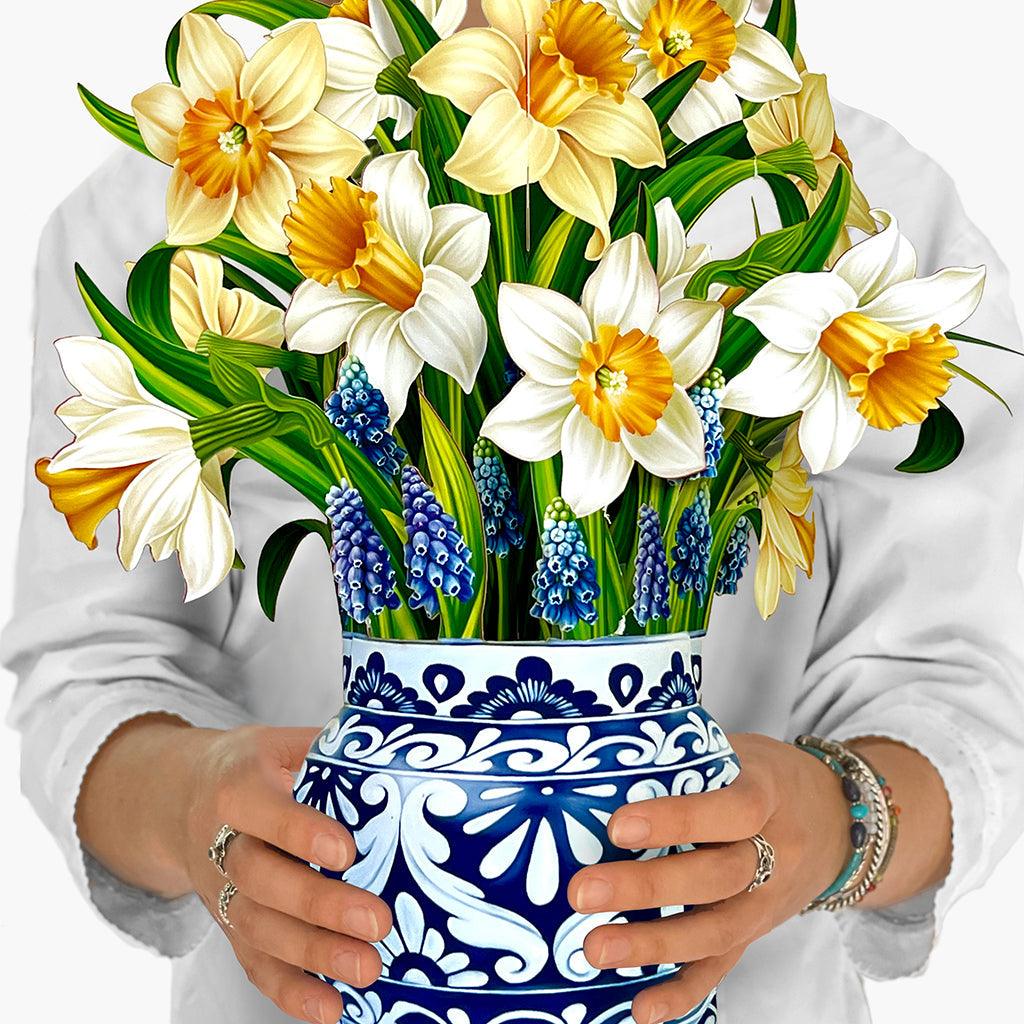 English Daffodils Bouquet And Card