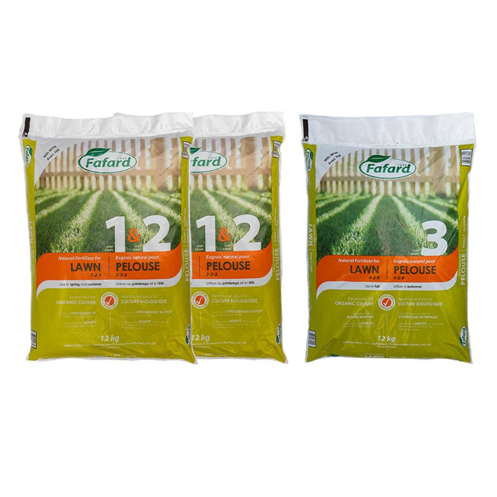 Fafard Fertilizer Package - Natural Step 1-2 and Natural Step 3