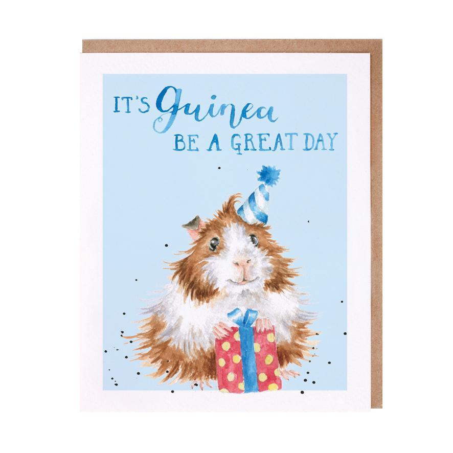 Guinea Be A Great Day (Guinea Pig) Card 5 x 7in