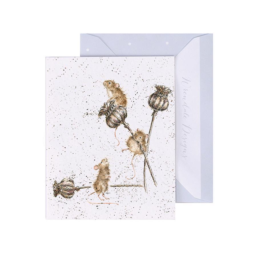 Country Mice Card 2.8x3.5in