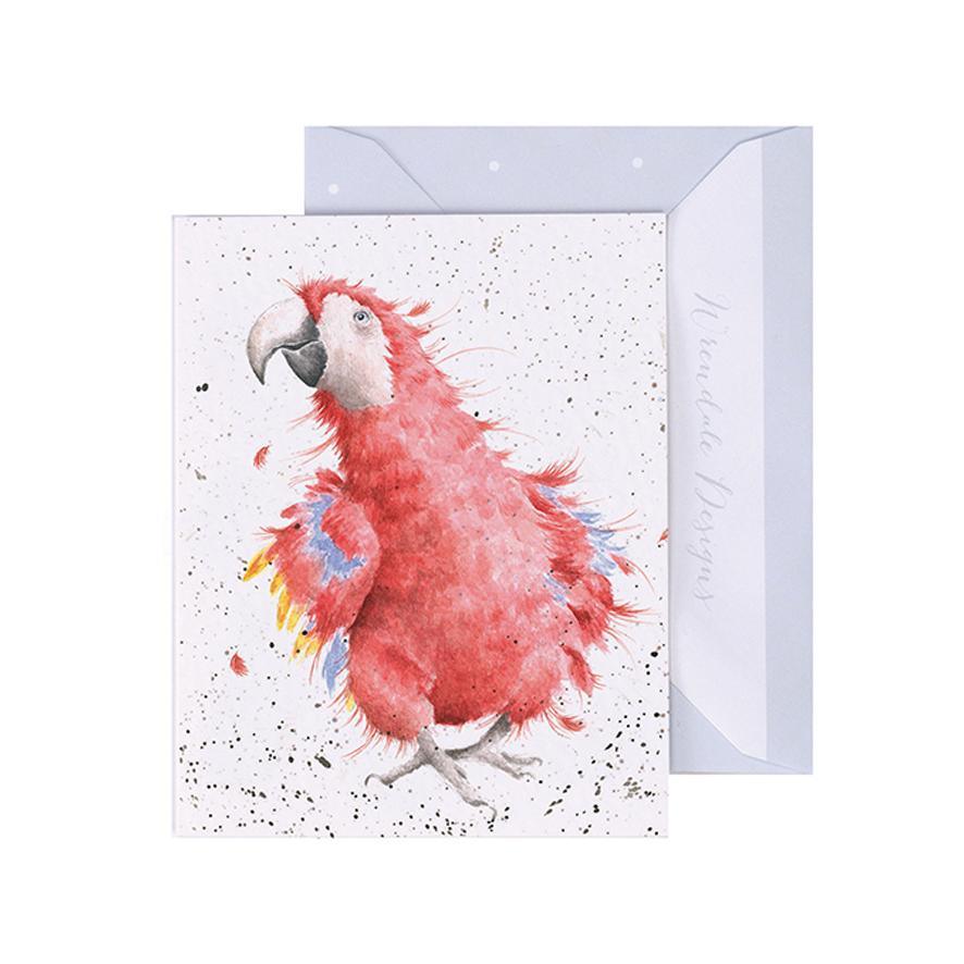 Parrot On Parade Card 2.8x3.5in