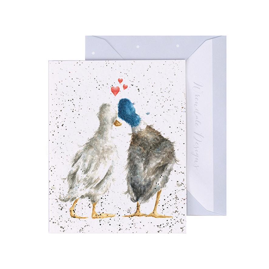 Duck Love Card 2.8x3.5in