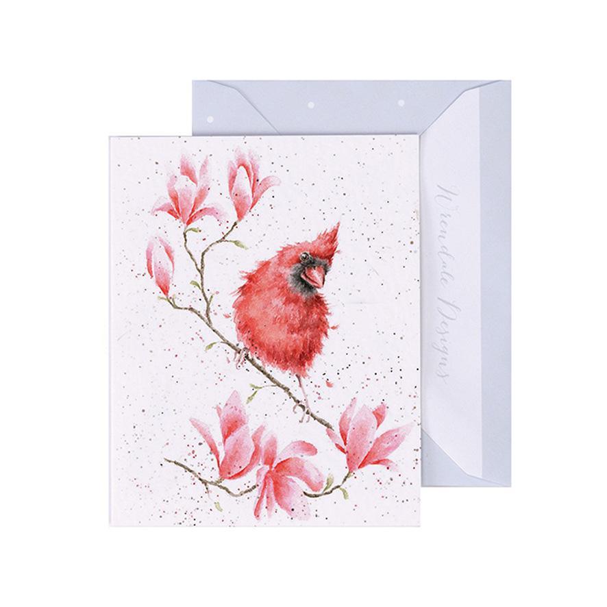 Blossom (Cardinal Bird)Card 2.8x3.5in