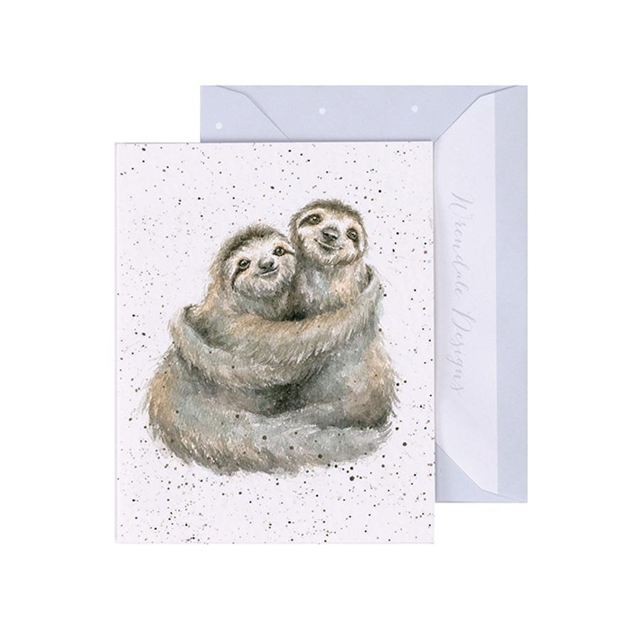 Little Card Big Hug (Sloth) Card 2.8x3.5in