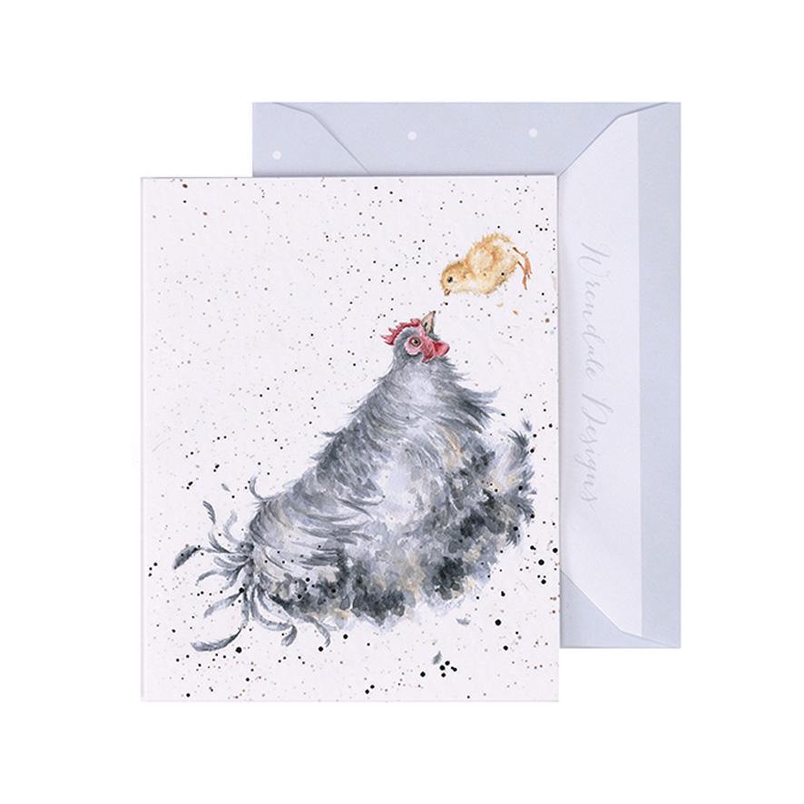 Mother Hen Card 2.8x3.5in