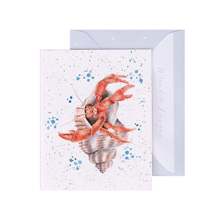 The Happy Crab Card 2.8x3.5in