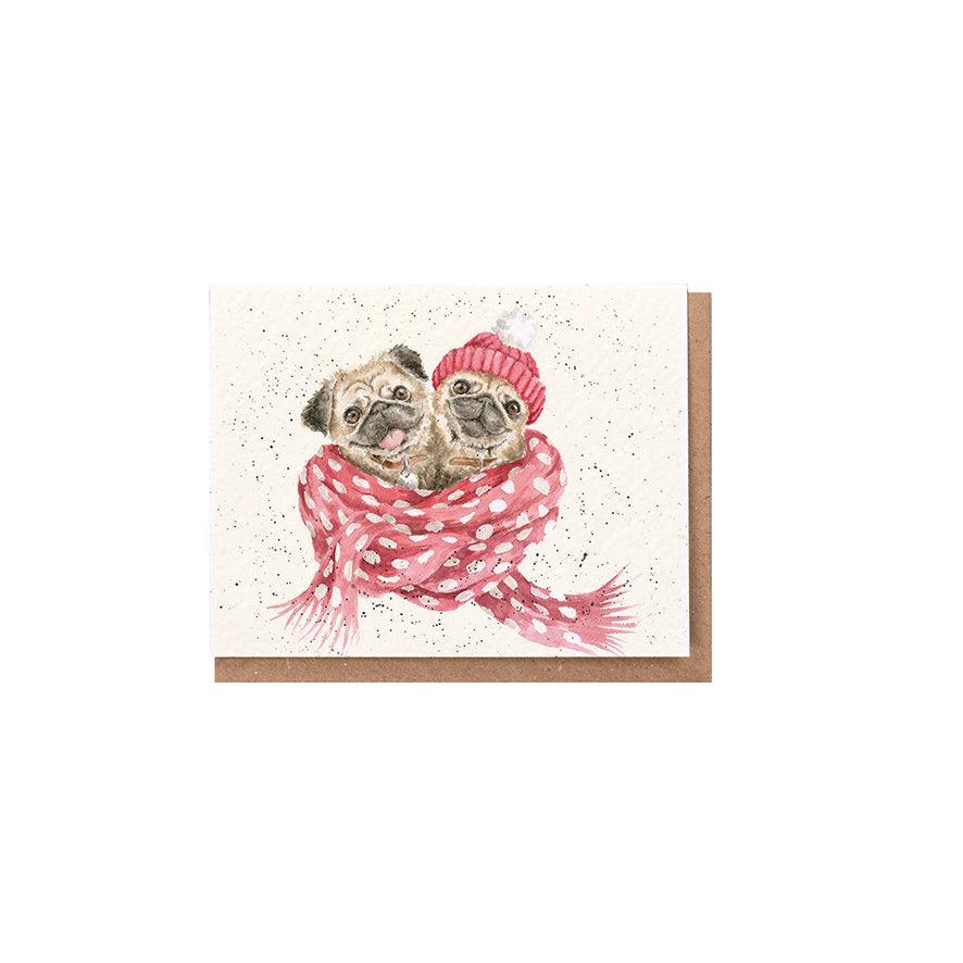 Snug As A Pug Christmas Gift Card Enclosure