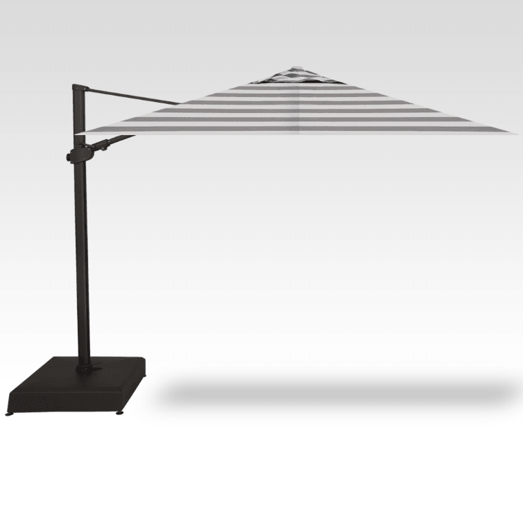 With an array of classic colours to choose from, this umbrella provides elegant protection against the sun with an extendable arm. A bold black colour finish adds elegance and simplicity allowing you to thoroughly enjoy your outdoor living while providing approximately 10 feet of shade. 